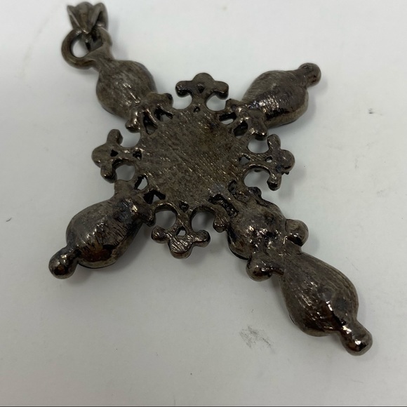 Black Rhinestones Necklace Excellent Condition - Picture 2 of 4